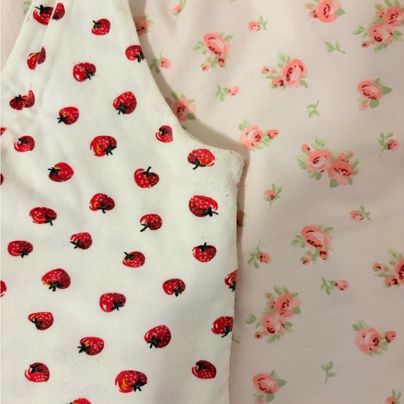 Brandy Melville Tank Top with Red strawberry Print - Picture 2 of 2